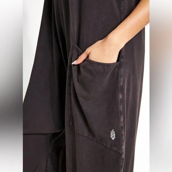 FREE PEOPLE ONESIE HOT SHOT in Washed Black NWOT sz S, M, L, XL - Picture 8 of 11